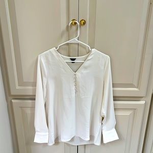 Ann Taylor White Blouse
